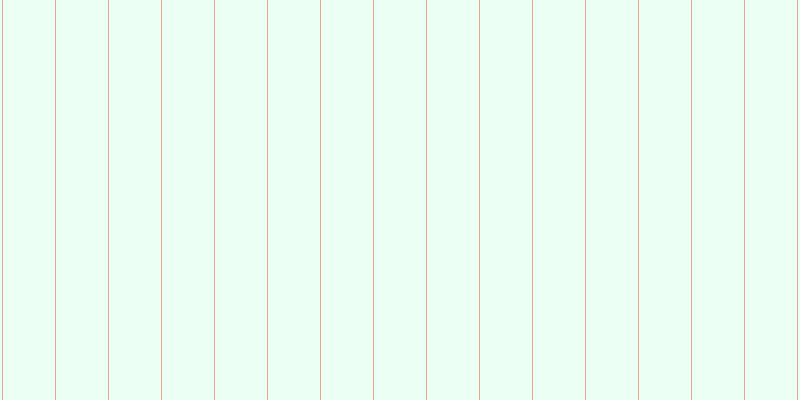 #b3ffd9 (25%), #eba393 vertical lines, one pixels wide, fifty-two pixels apart