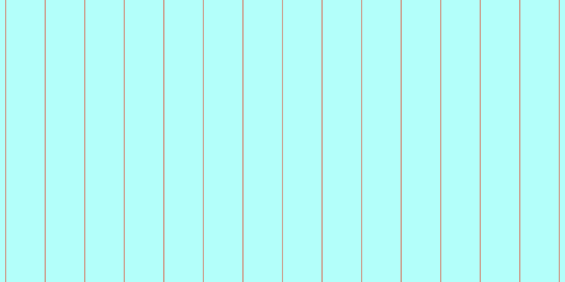 #b3fffa, #caa393 vertical lines, two pixels wide, fifty-four pixels apart