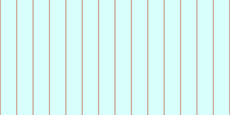 #b3fffa (50%), #caa393 vertical lines, four pixels wide, fifty-three pixels apart