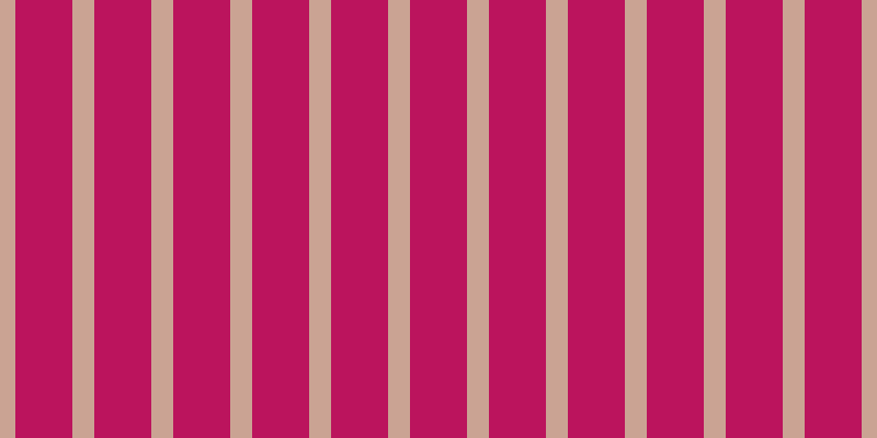 #bb145d, #caa393 vertical lines, twenty pixels wide, fifty-two pixels apart