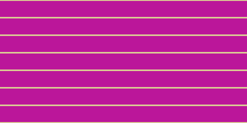 #bb169a, #dbd393 horizontal lines, five pixels wide, fifty-two pixels apart