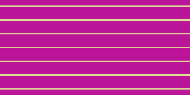 #bb169a, #dbd393 horizontal lines, six pixels wide, fifty-two pixels apart