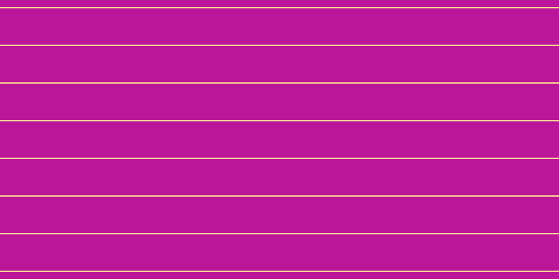 #bb169a, #fcd393 horizontal lines, two pixels wide, fifty-two pixels apart