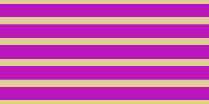 #bb16bb, #dbd393 horizontal lines, twenty-eight pixels wide, fifty-two pixels apart