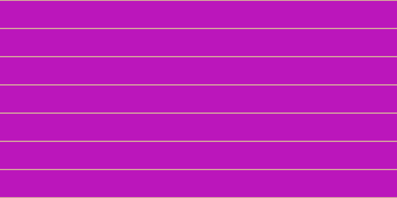 #bb16bb, #dbd393 horizontal lines, two pixels wide, fifty-five pixels apart