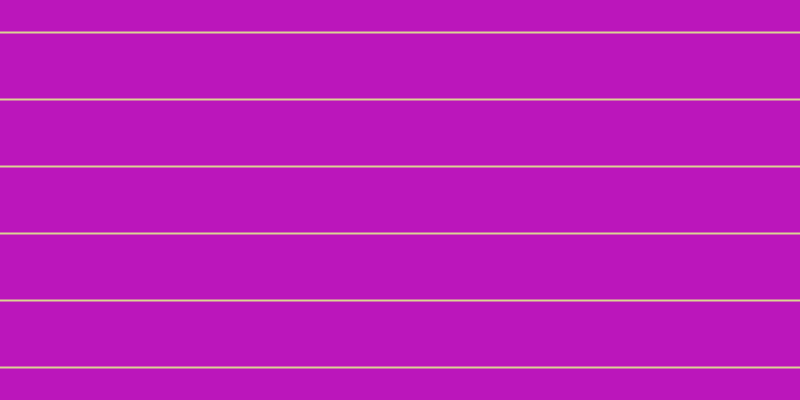#bb16bb, #dbd393 horizontal lines, two pixels wide, sixty-five pixels apart