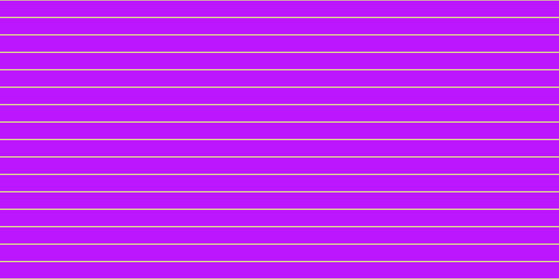 #bb16fd, #dbd393 horizontal lines, two pixels wide, twenty-three pixels apart