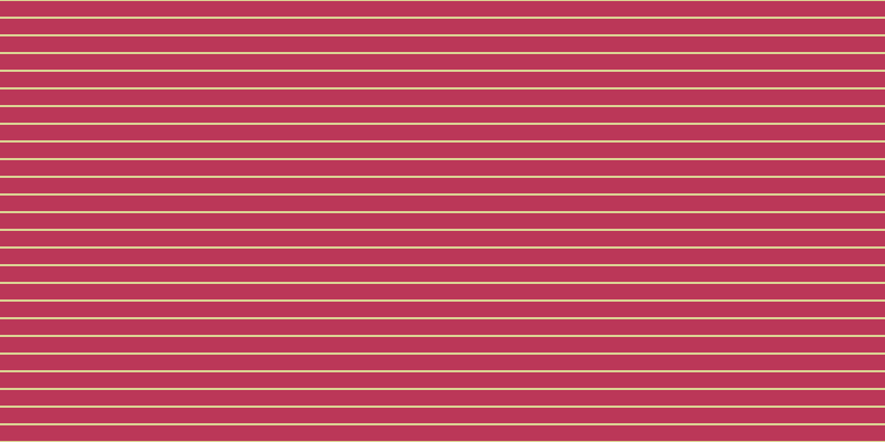 #bb3758, #dbd393 horizontal lines, two pixels wide, fourteen pixels apart