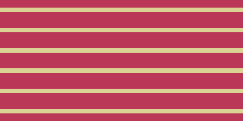 #bb3758, #dbd393 horizontal lines, fifteen pixels wide, fifty-two pixels apart