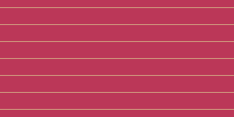 #bb3758, #dbd393 horizontal lines, two pixels wide, fifty-six pixels apart