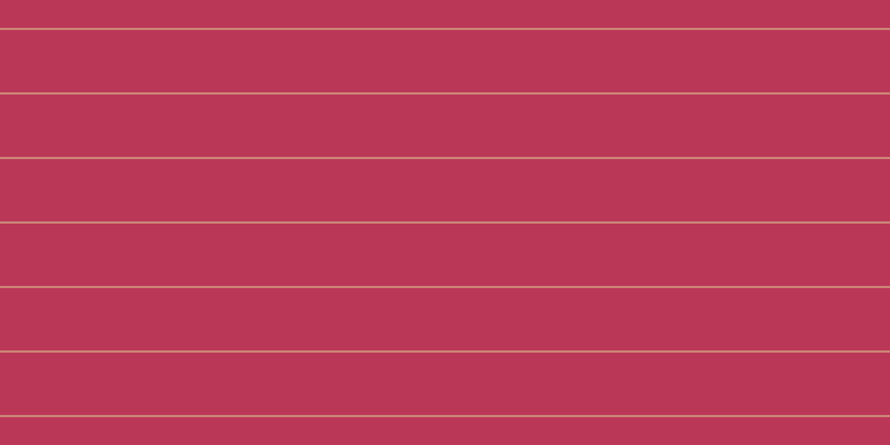 #bb3758, #dbd393 horizontal lines, one pixels wide, fifty-seven pixels apart