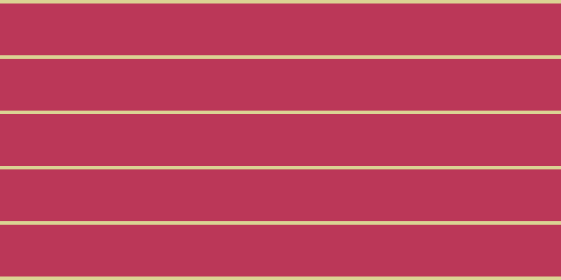 #bb3758, #dbd393 horizontal lines, five pixels wide, seventy-four pixels apart