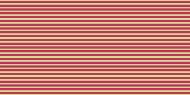 #bb3758, #dbd393 horizontal lines, seven pixels wide, nine pixels apart