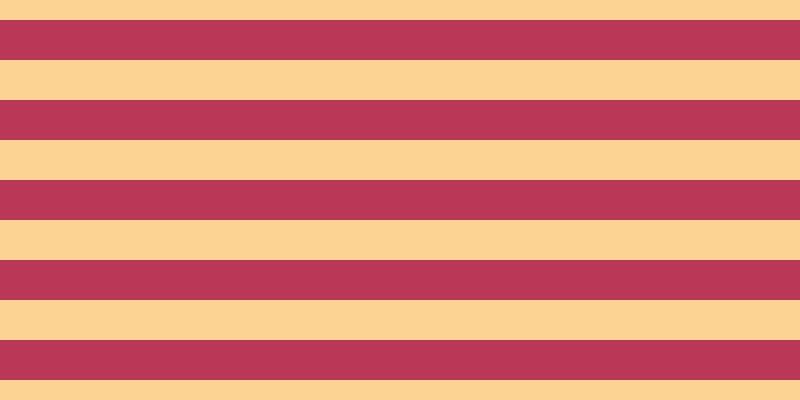 #bb3758, #fcd393 horizontal lines, forty pixels wide, forty pixels apart