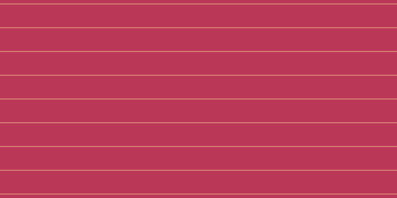#bb3758, #fcd393 horizontal lines, one pixels wide, forty-seven pixels apart