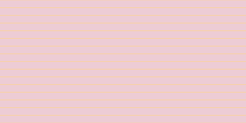#bb3758 (25%), #fcd393 horizontal lines, two pixels wide, twenty-three pixels apart
