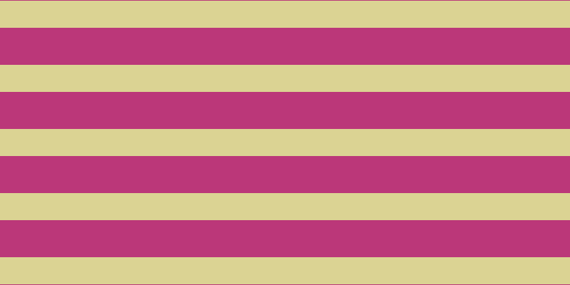 #bb3779, #dbd393 horizontal lines, thirty-eight pixels wide, fifty-two pixels apart