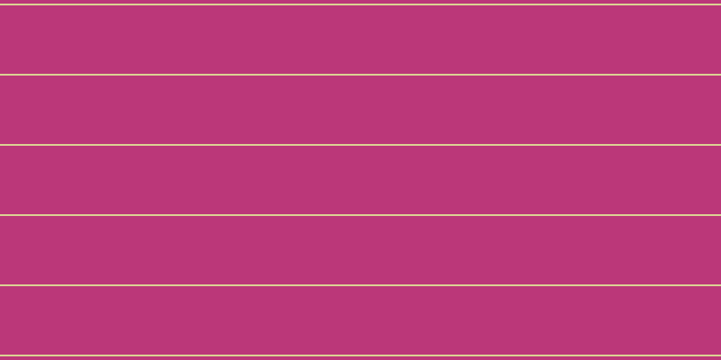 #bb3779, #dbd393 horizontal lines, two pixels wide, seventy-six pixels apart