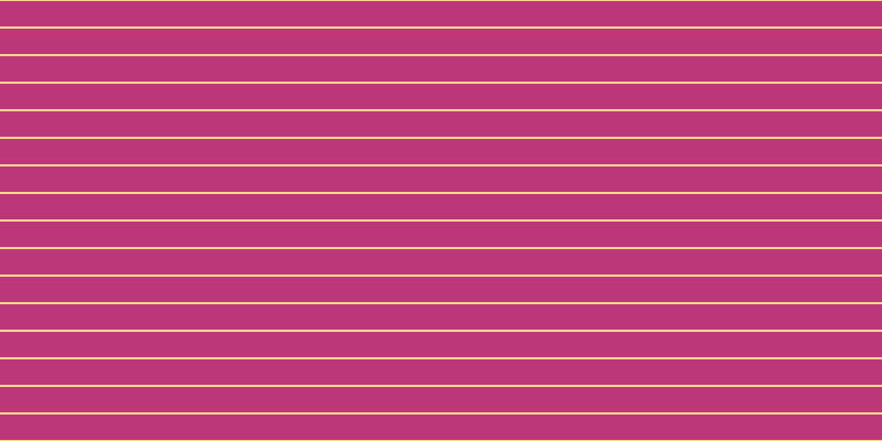 #bb3779, #fcd393 horizontal lines, two pixels wide, twenty-three pixels apart
