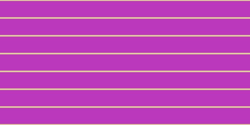 #bb37bb, #dbd393 horizontal lines, five pixels wide, fifty-two pixels apart