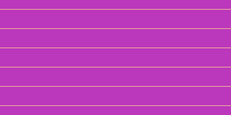 #bb37bb, #fcd393 horizontal lines, two pixels wide, sixty-five pixels apart