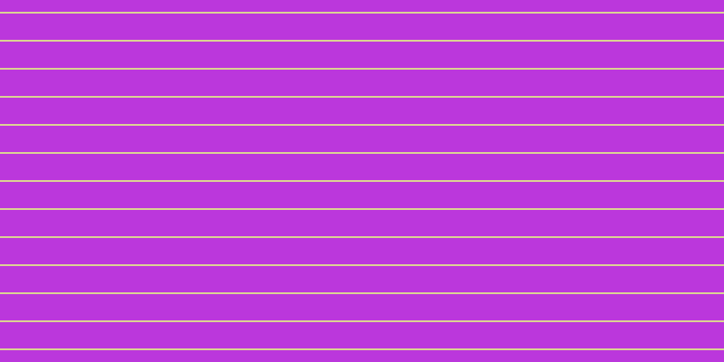 #bb37dc, #dbd393 horizontal lines, two pixels wide, twenty-nine pixels apart