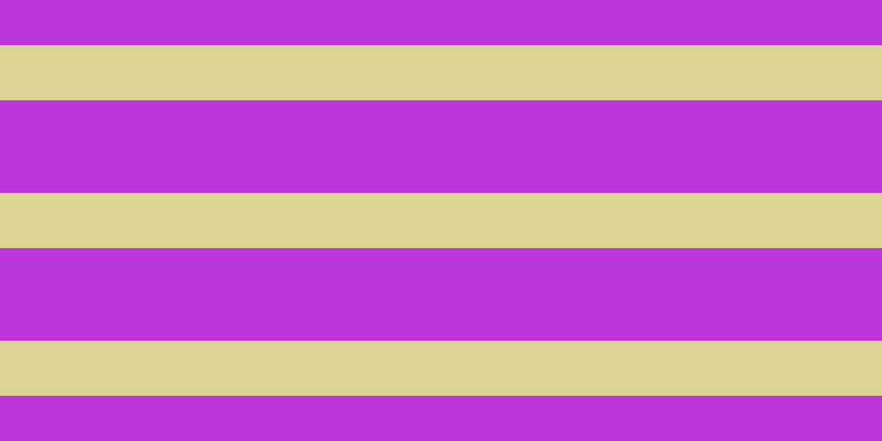 #bb37dc, #dbd393 horizontal lines, fifty pixels wide, eighty-four pixels apart