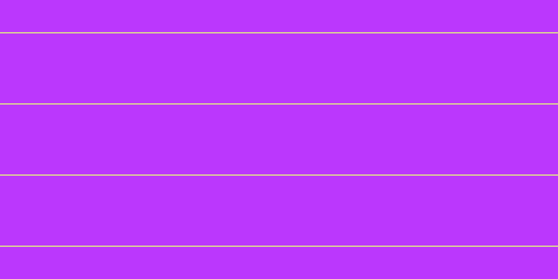 #bb37fd, #dbd393 horizontal lines, two pixels wide, one hundred pixels apart