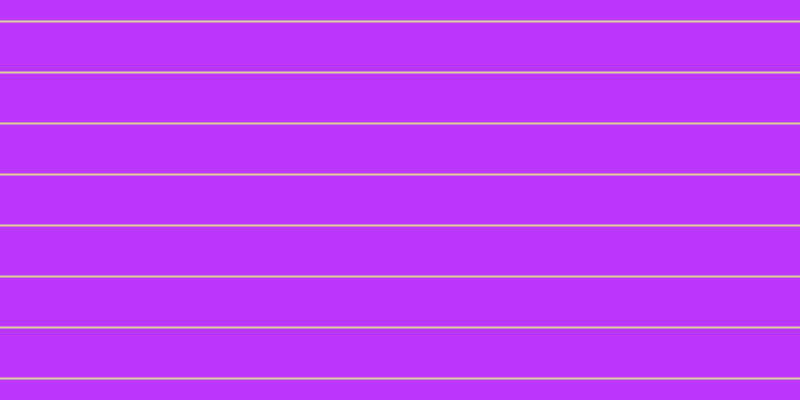 #bb37fd, #dbd393 horizontal lines, two pixels wide, forty-nine pixels apart