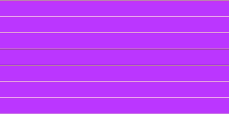 #bb37fd, #dbd393 horizontal lines, two pixels wide, fifty-five pixels apart