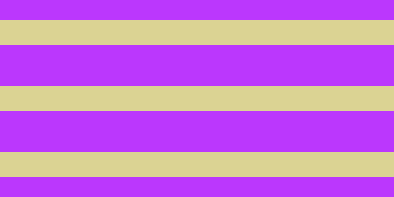 #bb37fd, #dbd393 horizontal lines, fifty pixels wide, eighty-four pixels apart
