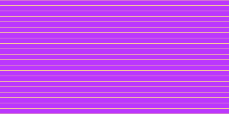 #bb37fd, #fcd393 horizontal lines, two pixels wide, seventeen pixels apart