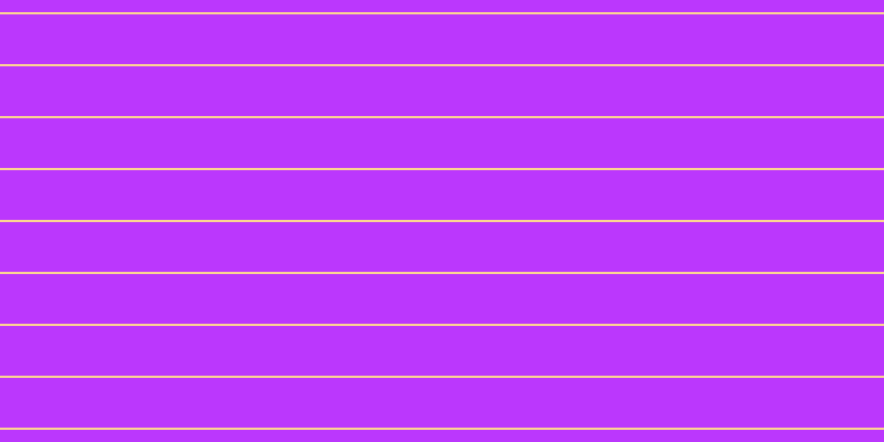 #bb37fd, #fcd393 horizontal lines, two pixels wide, forty-five pixels apart