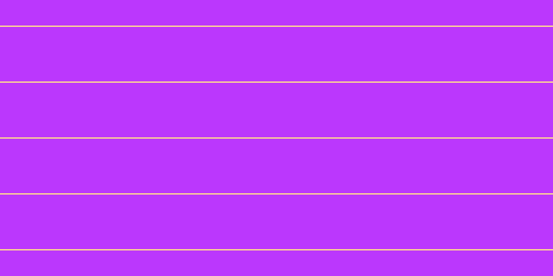 #bb37fd, #fcd393 horizontal lines, two pixels wide, seventy-nine pixels apart