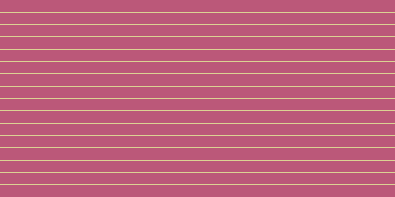 #bb5879, #dbd393 horizontal lines, two pixels wide, twenty-three pixels apart