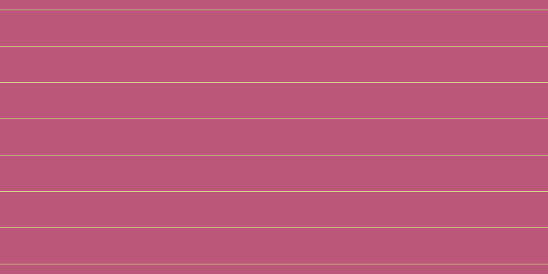 #bb5879, #dbd393 horizontal lines, one pixels wide, fifty-two pixels apart
