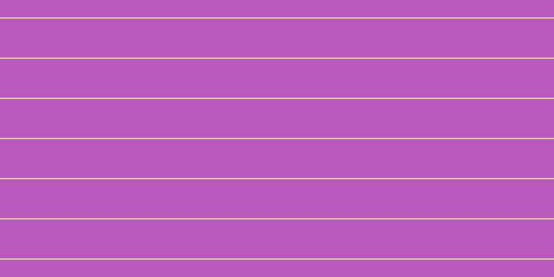 #bb58bb, #dbd393 horizontal lines, two pixels wide, fifty-six pixels apart