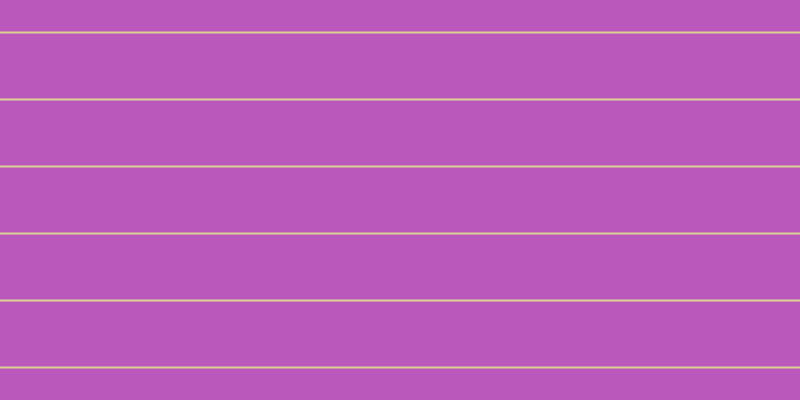 #bb58bb, #dbd393 horizontal lines, two pixels wide, sixty-five pixels apart