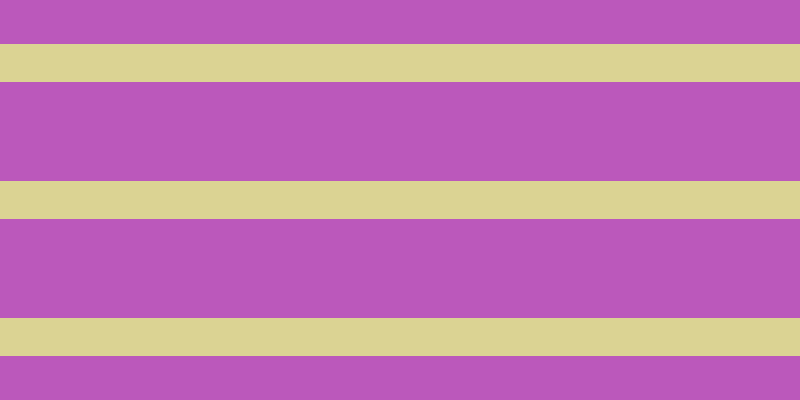 #bb58bb, #dbd393 horizontal lines, thirty-eight pixels wide, ninety-nine pixels apart