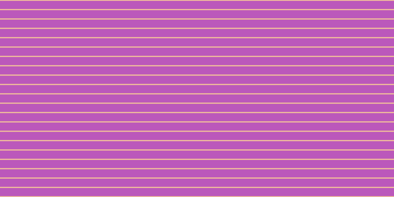 #bb58bb, #fcd393 horizontal lines, two pixels wide, seventeen pixels apart