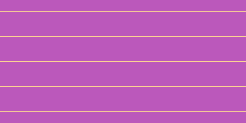 #bb58bb, #fcd393 horizontal lines, two pixels wide, seventy-nine pixels apart