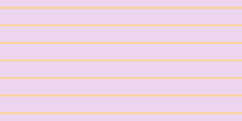 #bb58bb (25%), #fcd393 horizontal lines, six pixels wide, fifty-two pixels apart