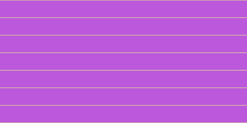 #bb58dc, #dbd393 horizontal lines, two pixels wide, fifty-five pixels apart