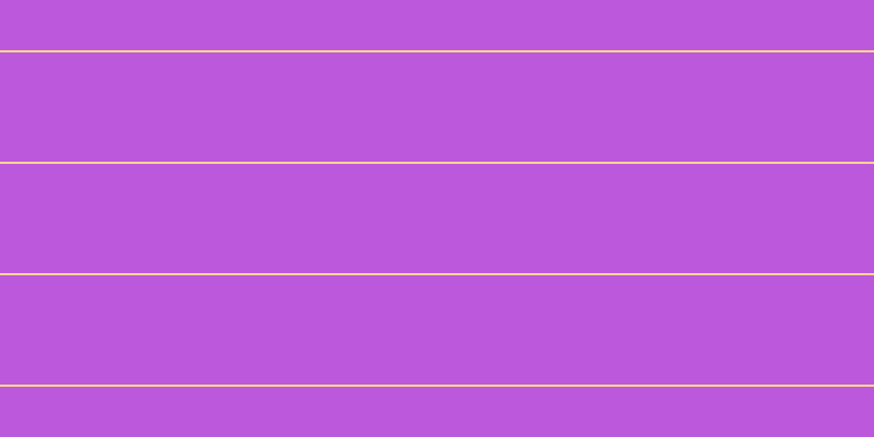 #bb58dc, #fcd393 horizontal lines, two pixels wide, one hundred pixels apart