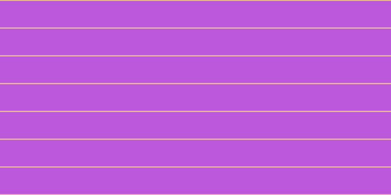 #bb58dc, #fcd393 horizontal lines, two pixels wide, fifty-five pixels apart