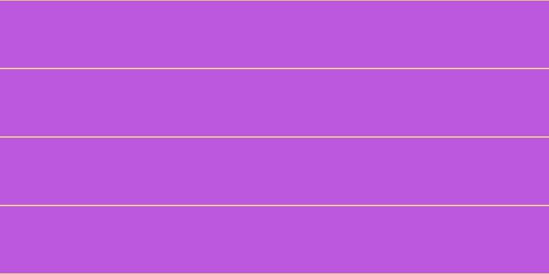 #bb58dc, #fcd393 horizontal lines, two pixels wide, ninety-eight pixels apart