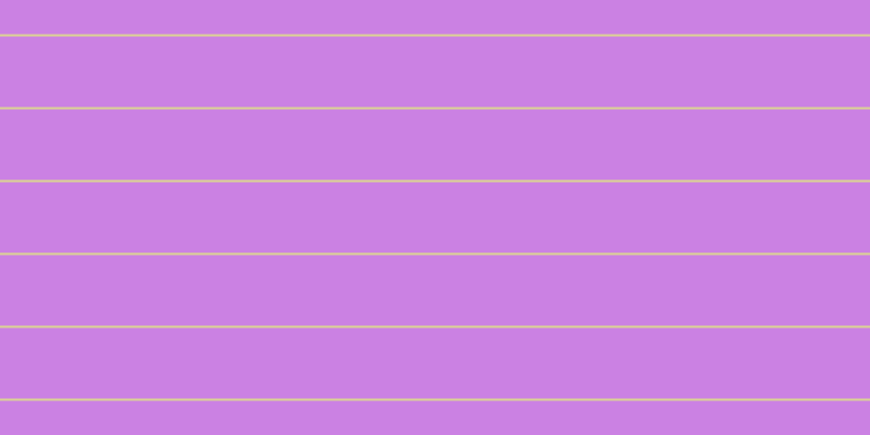 #bb58dc (75%), #dbd393 horizontal lines, two pixels wide, sixty-five pixels apart