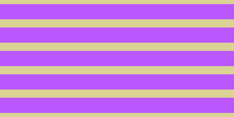 #bb58fd, #dbd393 horizontal lines, twenty-eight pixels wide, fifty-two pixels apart
