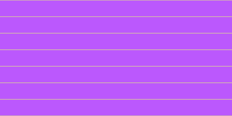 #bb58fd, #dbd393 horizontal lines, two pixels wide, fifty-five pixels apart