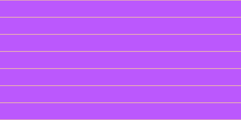 #bb58fd, #fcd393 horizontal lines, two pixels wide, fifty-five pixels apart